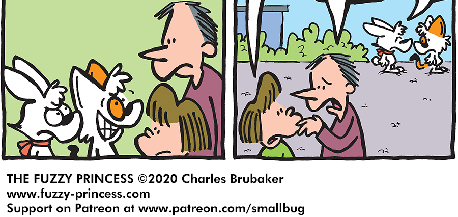 The Fuzzy Princess - Episode 554, Page 1: 2020-04-01-Serious Mission